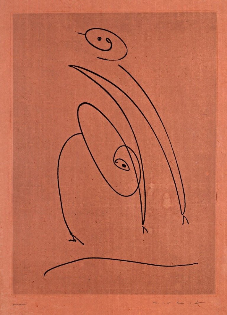 Auf diesem Bild ist das folgende Kunstwerk zu sehen: Max Ernst. „Tout en un plus deux“. 1971.