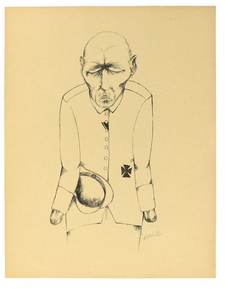Auf diesem Bild ist das folgende Kunstwerk zu sehen: Heinrich Hoerle. „Die Krüppelmappe“. 1920.
