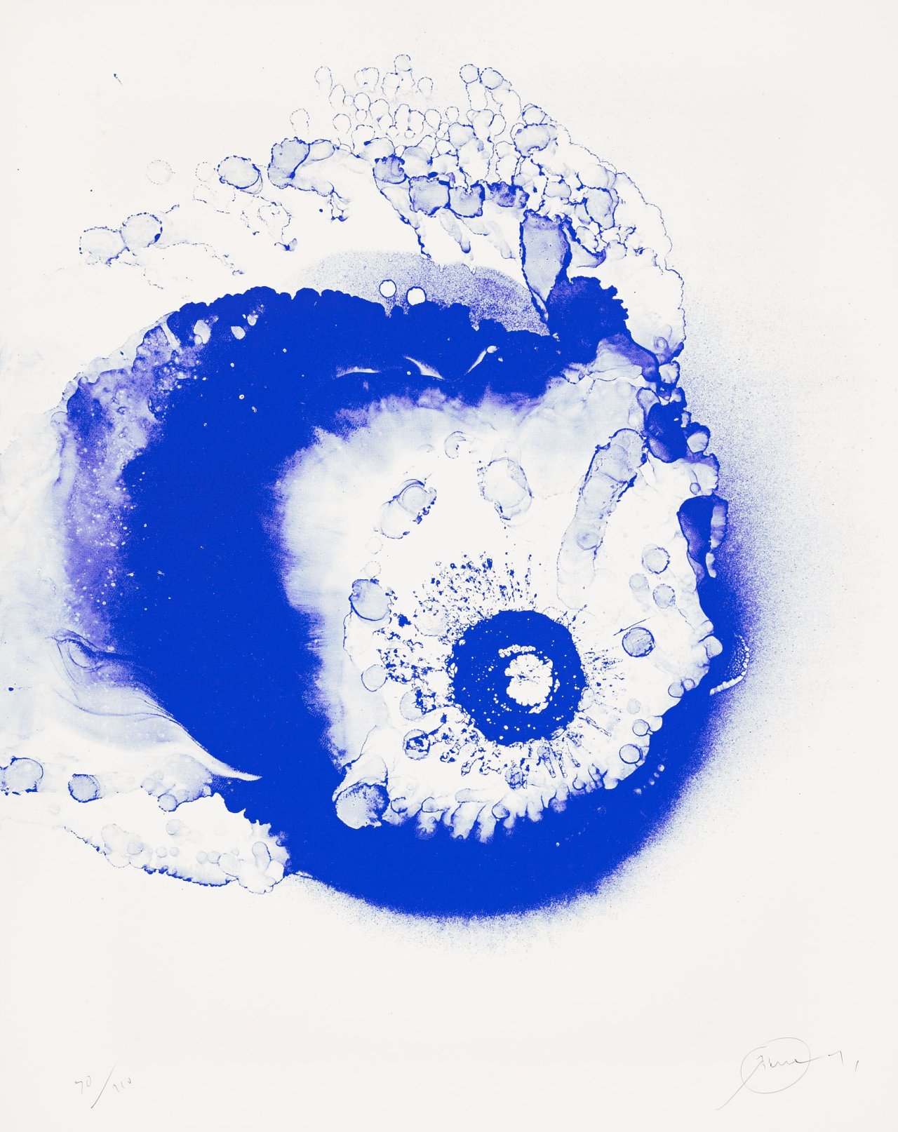 This picture shows the following artwork: Otto Piene. „März“. 1971.