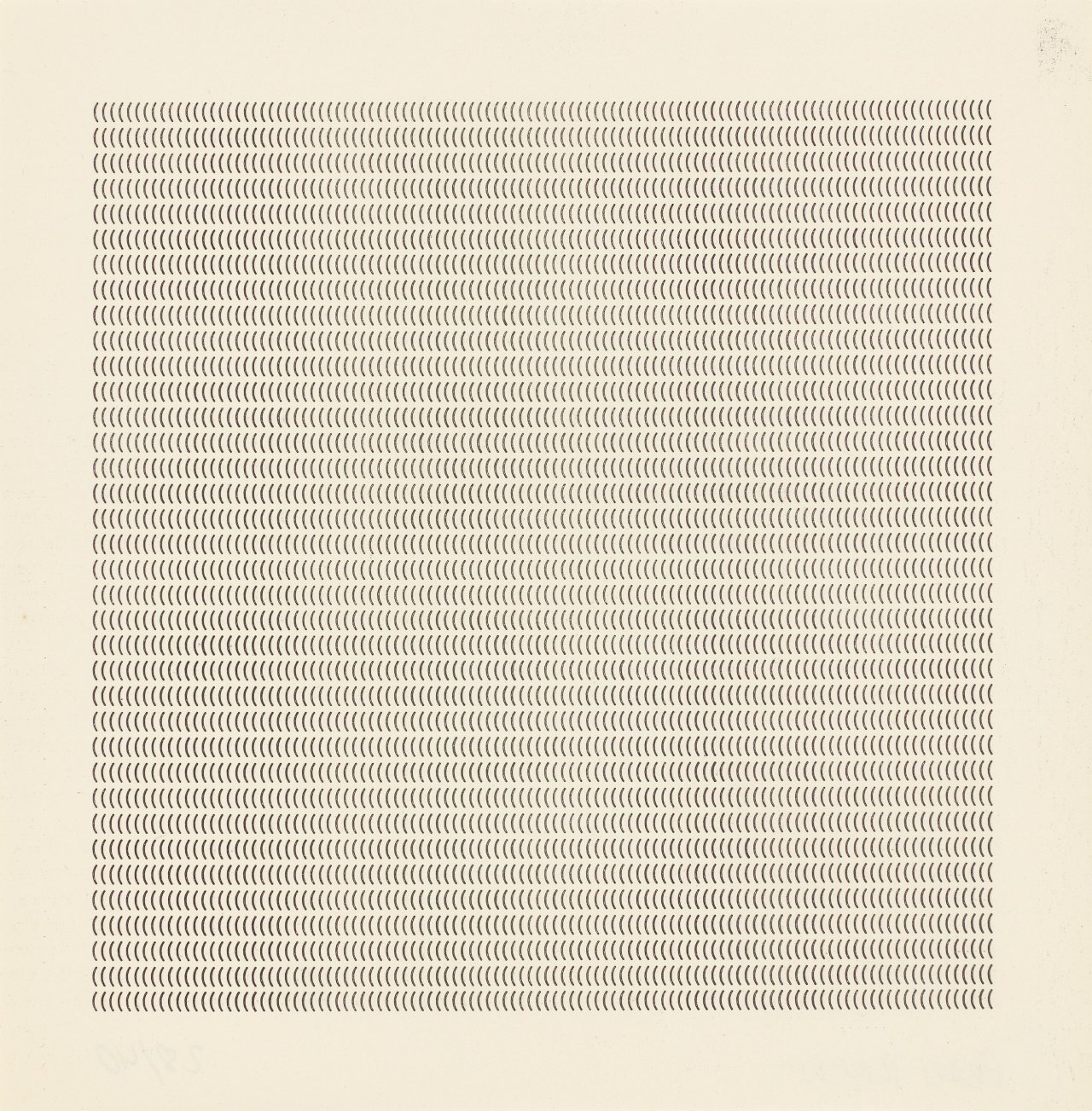 Auf diesem Bild ist das folgende Kunstwerk zu sehen: Peter Roehr. Ohne Titel (GR-6).