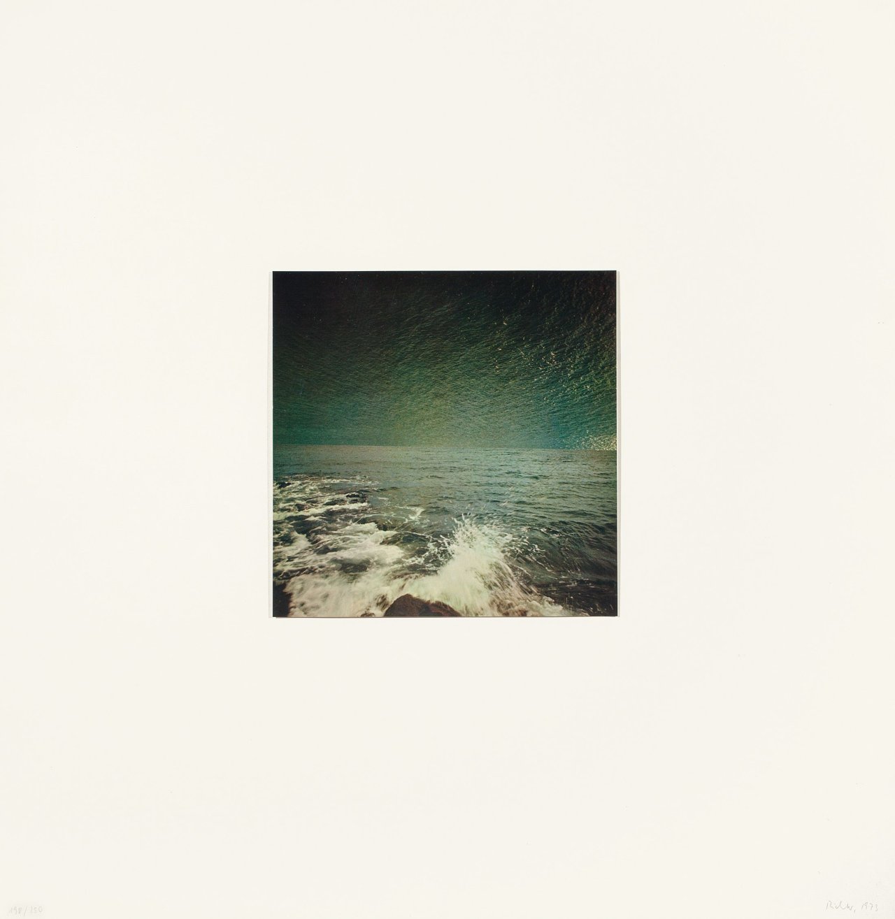 This picture shows the following artwork: Gerhard Richter. „Meer“. 1972/73.