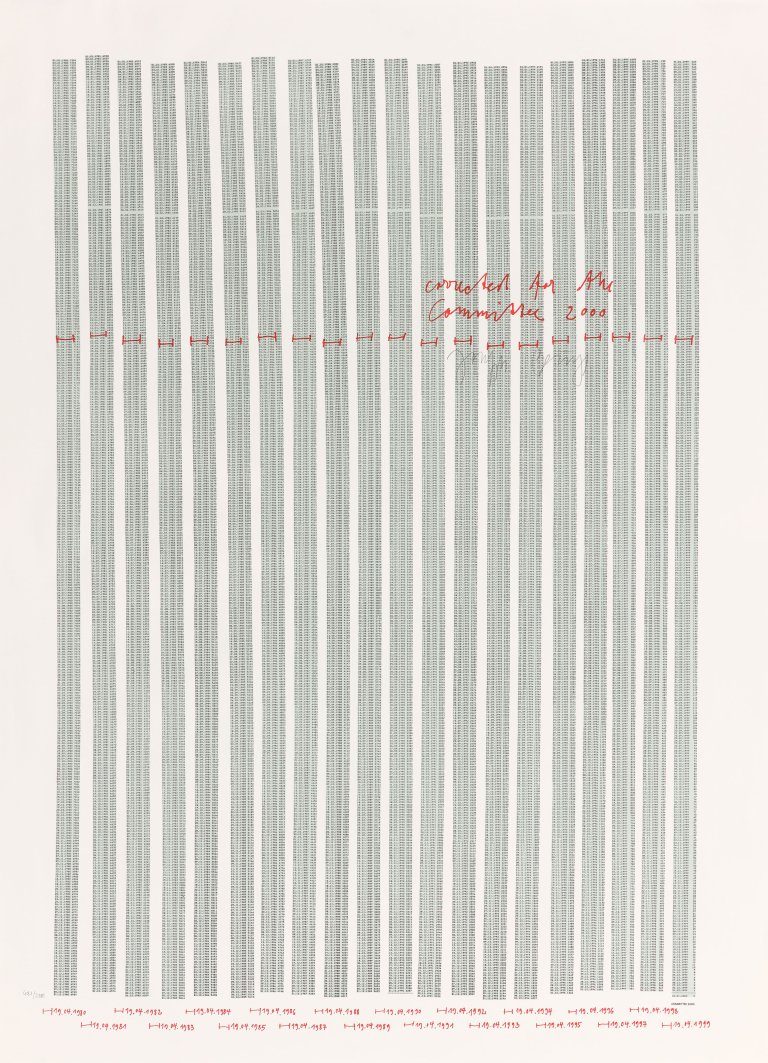 Auf diesem Bild ist das folgende Kunstwerk zu sehen: Joseph Beuys. „Countdown“. 1981.