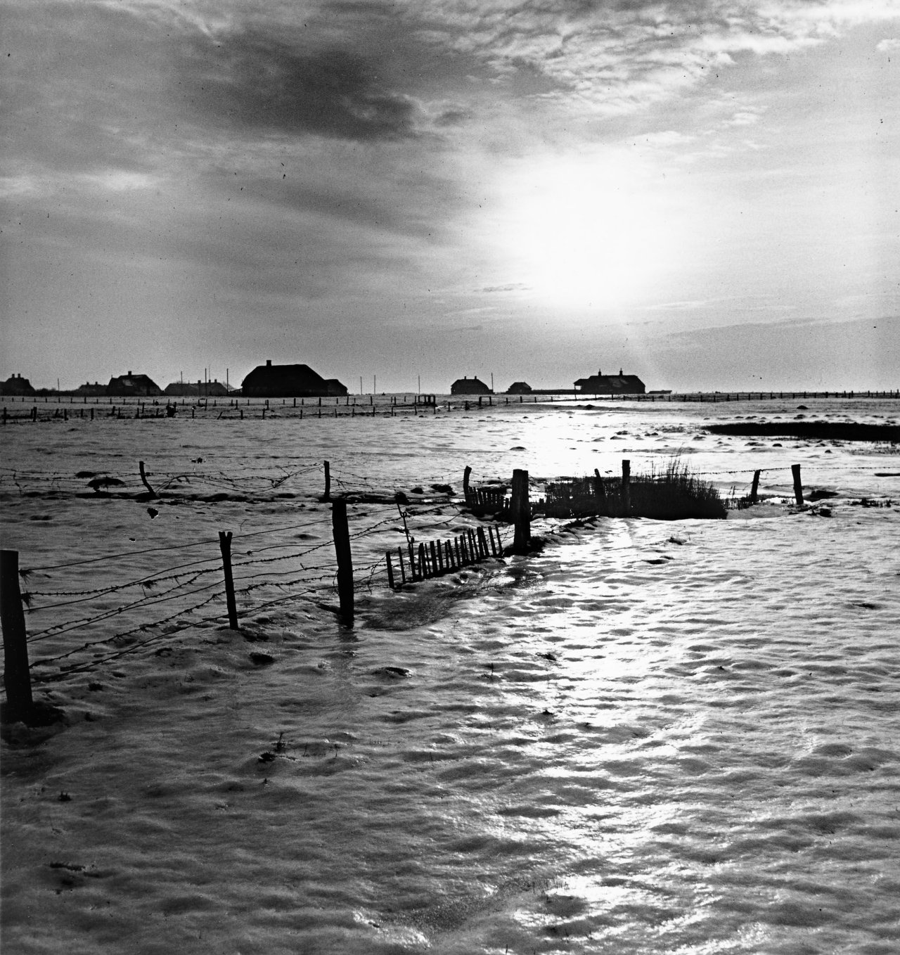 This picture shows the following artwork: Bleicke Bleicken. Ice, Archsum. 1931-1935.