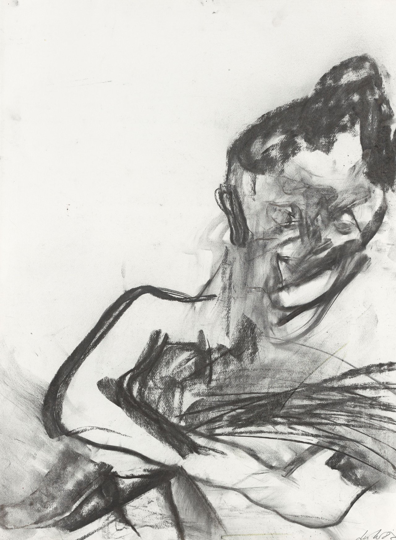 Auf diesem Bild ist das folgende Kunstwerk zu sehen: Martin Disler. Ohne Titel. 1983.