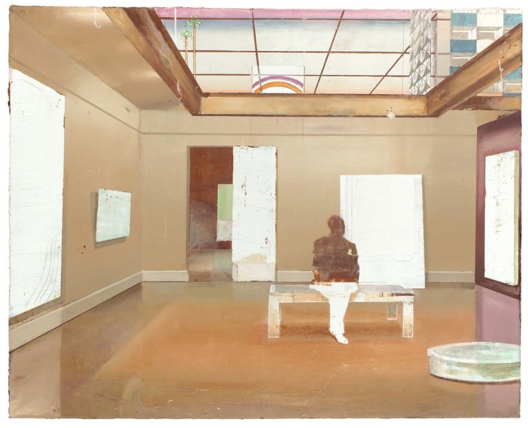 Auf diesem Bild ist das folgende Kunstwerk zu sehen: Matthias Weischer. „Oberlicht“. 2006.