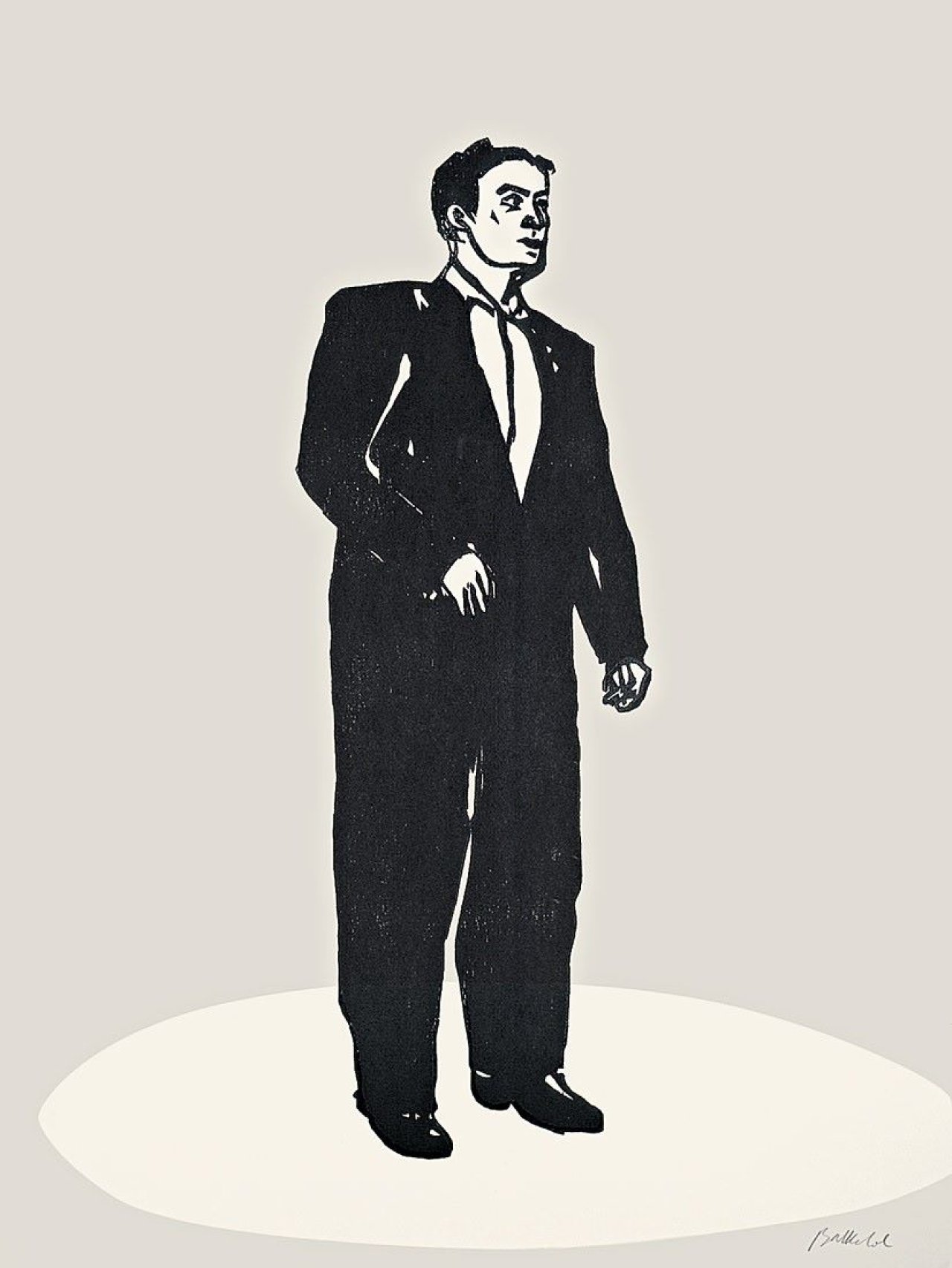 Auf diesem Bild ist das folgende Kunstwerk zu sehen: Stephan Balkenhol. Ohne Titel. 2004.