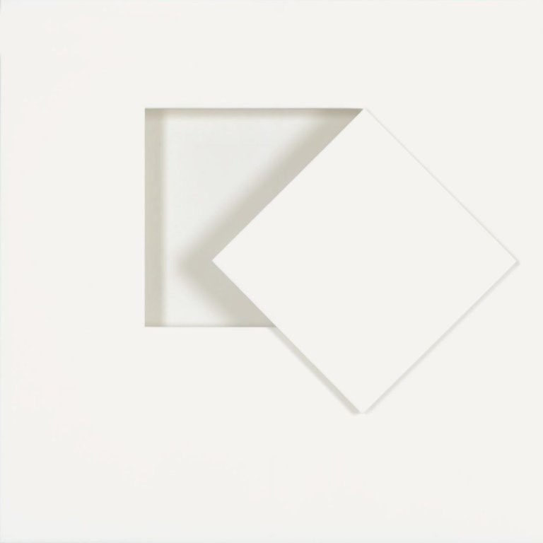 Auf diesem Bild ist das folgende Kunstwerk zu sehen: Camille Graeser. „Aus der Ebene bewegt“. 1977.