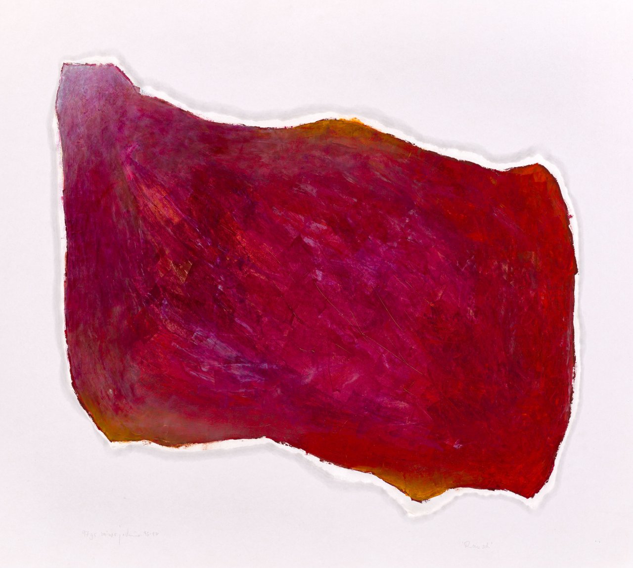 Auf diesem Bild ist das folgende Kunstwerk zu sehen: Raimer Jochims. „Rausch“. 1996/97.