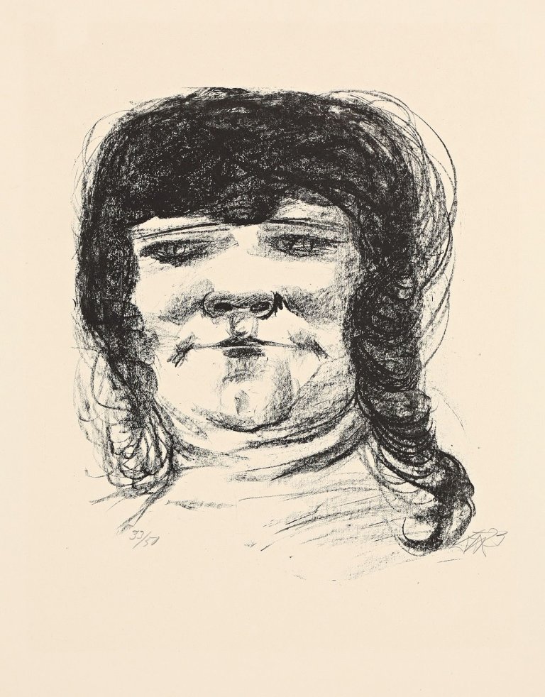 Auf diesem Bild ist das folgende Kunstwerk zu sehen: Otto Dix. „Manitschka“. 1923.