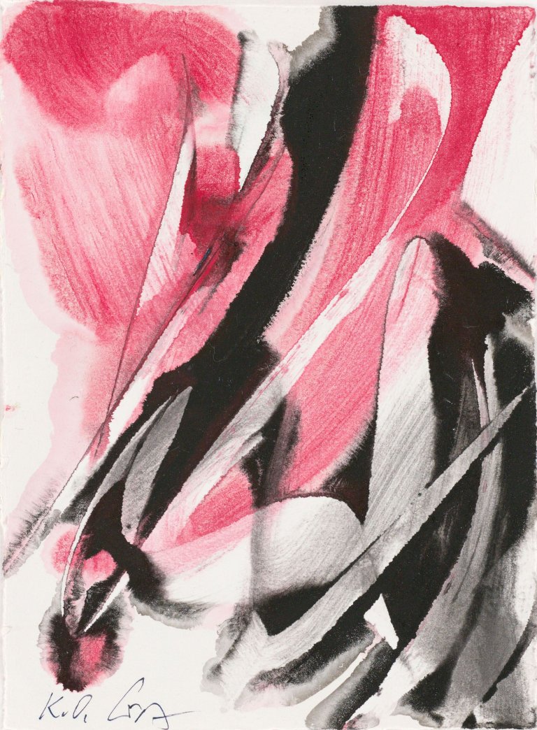 Auf diesem Bild ist das folgende Kunstwerk zu sehen: Karl Otto Götz. „Tilphen IV“. 1995.