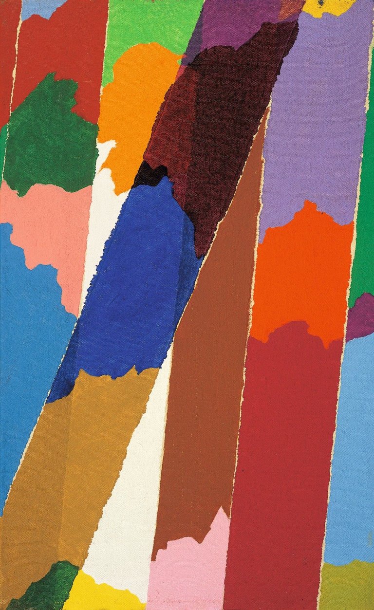 Auf diesem Bild ist das folgende Kunstwerk zu sehen: Piero Dorazio. „Olympia II“. 1968.