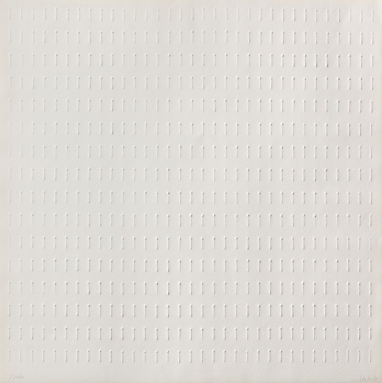 Auf diesem Bild ist das folgende Kunstwerk zu sehen: Günther Uecker. Ohne Titel. 1978.