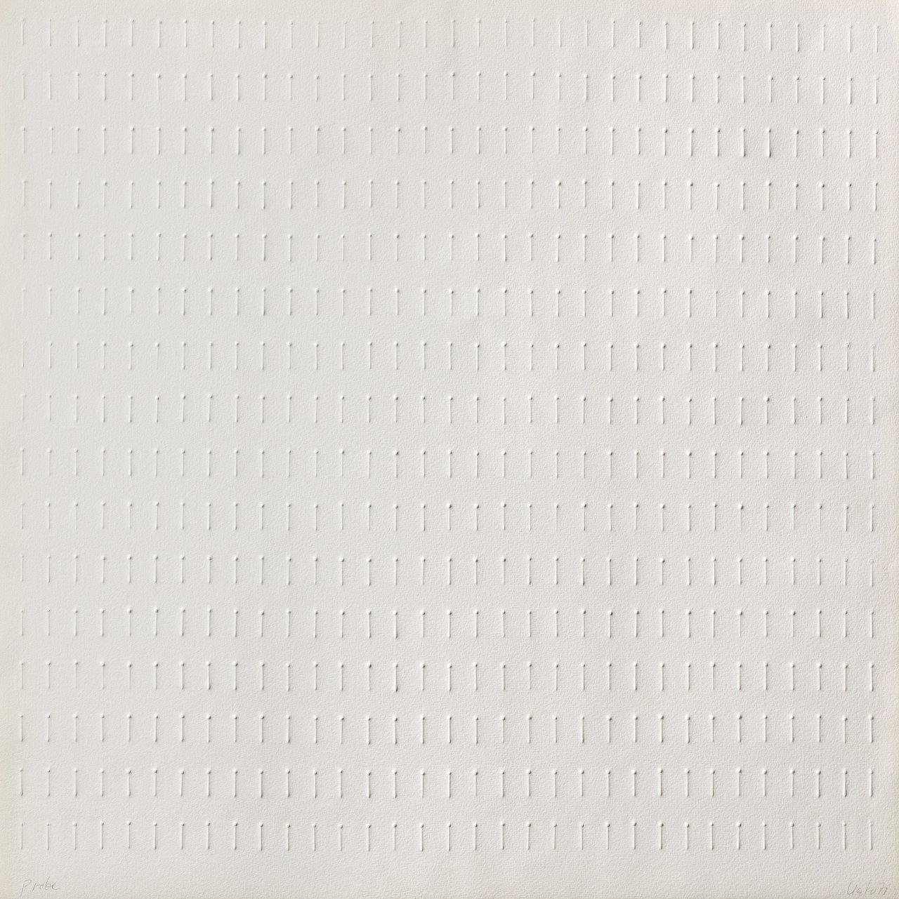 Auf diesem Bild ist das folgende Kunstwerk zu sehen: Günther Uecker. Ohne Titel. 1978.