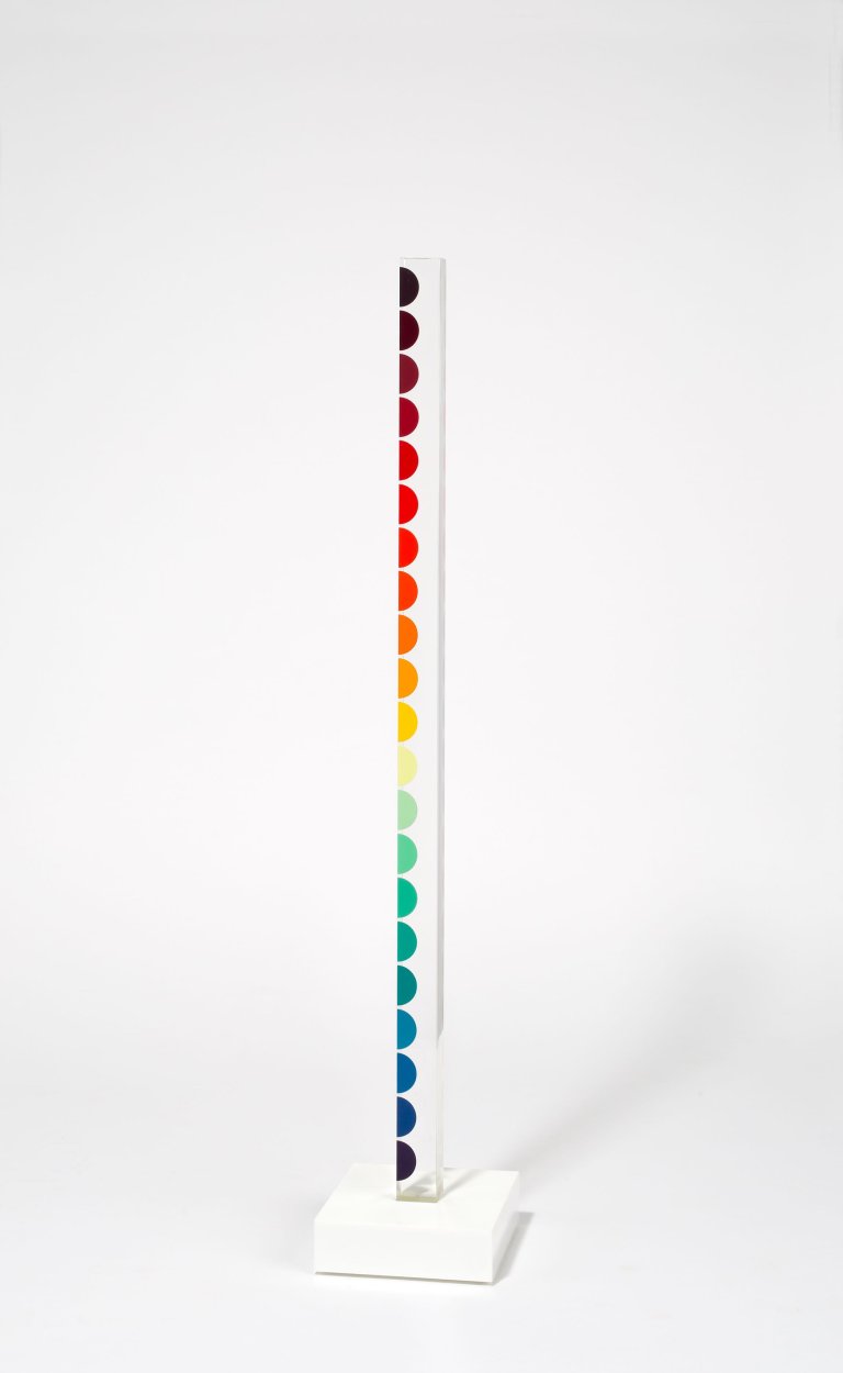 Auf diesem Bild ist das folgende Kunstwerk zu sehen: Yaacov Agam. „image magic“. 1969/70.