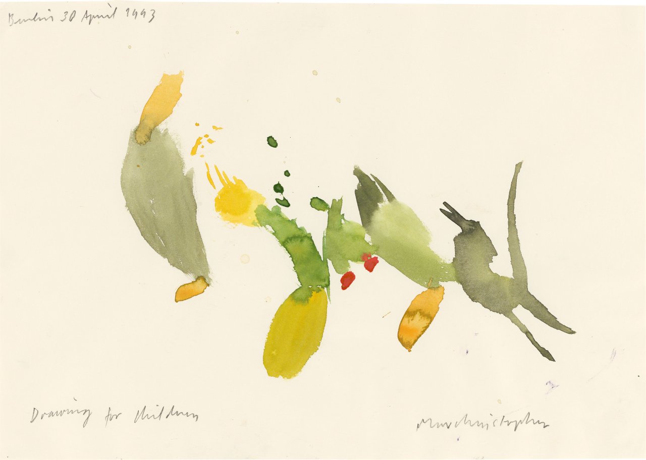Auf diesem Bild ist das folgende Kunstwerk zu sehen: Olav Christopher Jenssen. „Drawing for Children“. 1993.