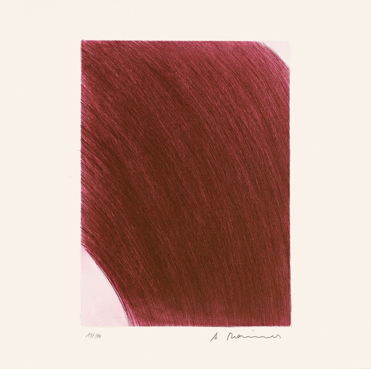This picture shows the following artwork: Arnulf Rainer. Untitled.