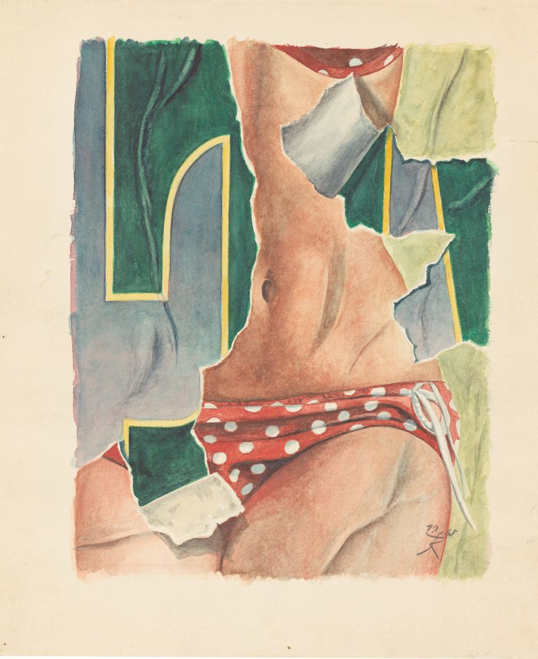 Auf diesem Bild ist das folgende Kunstwerk zu sehen: Fritz Köthe. Ohne Titel. 1965.