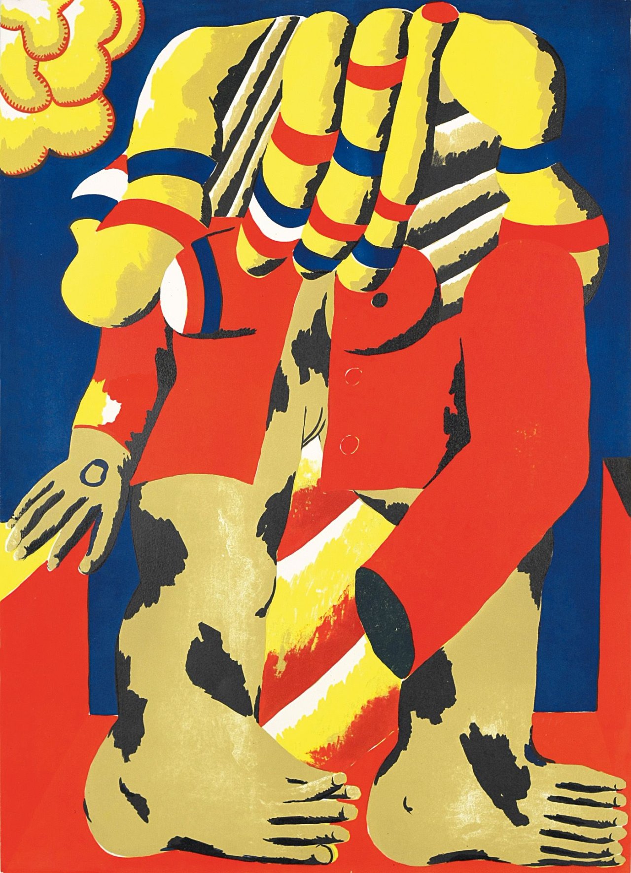 Auf diesem Bild ist das folgende Kunstwerk zu sehen: Horst Antes. „Amsterdamer“. 1967.