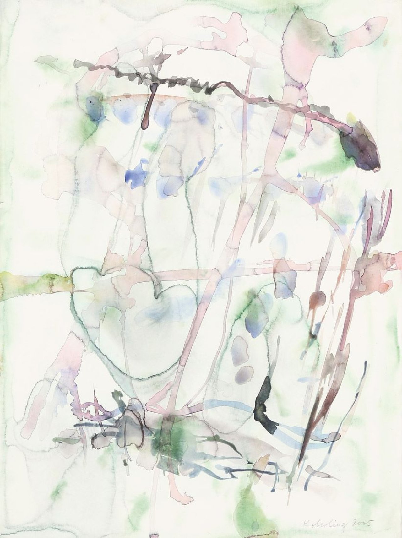 This picture shows the following artwork: Bernd Koberling. Untitled. 2005.