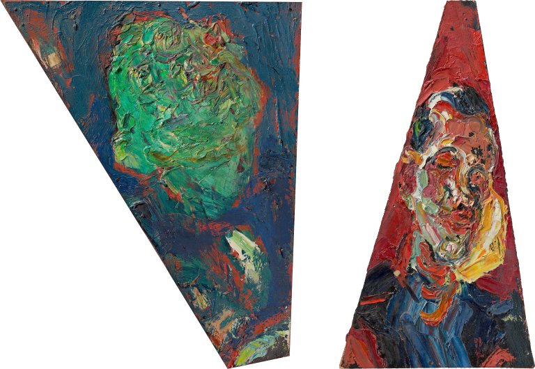 Auf diesem Bild ist das folgende Kunstwerk zu sehen: Gero Künzel. Ohne Titel / Selbst. 1988.