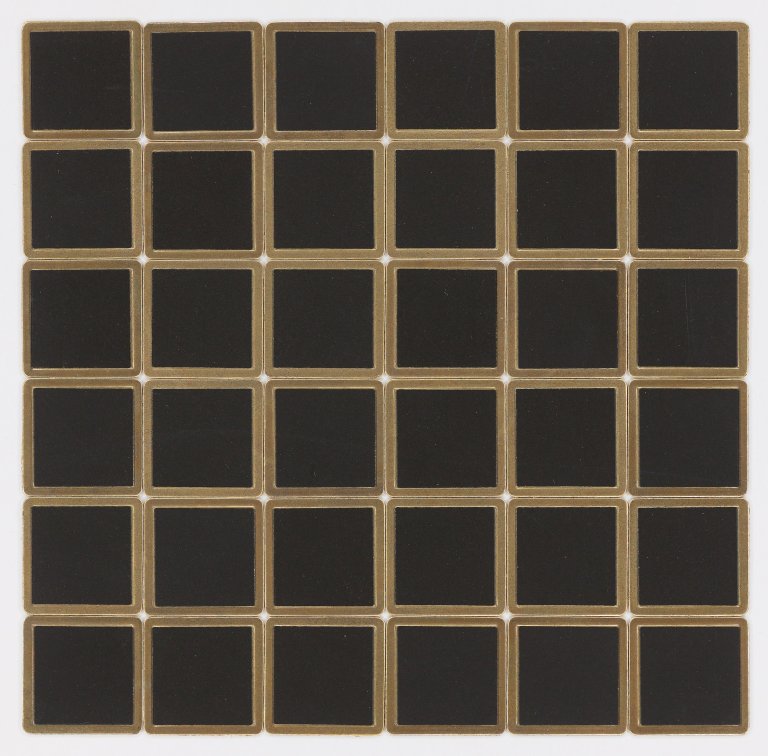 Auf diesem Bild ist das folgende Kunstwerk zu sehen: Peter Roehr. Ohne Titel (OB 75). 1966.