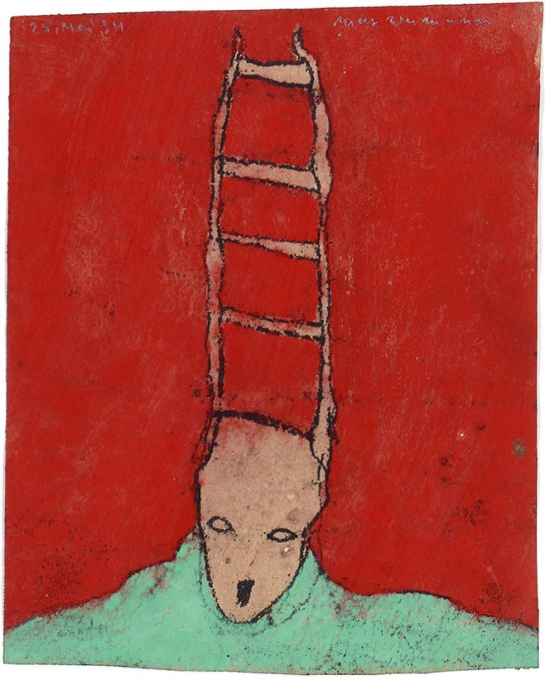 Auf diesem Bild ist das folgende Kunstwerk zu sehen: Max Neumann. Ohne Titel. 1994.