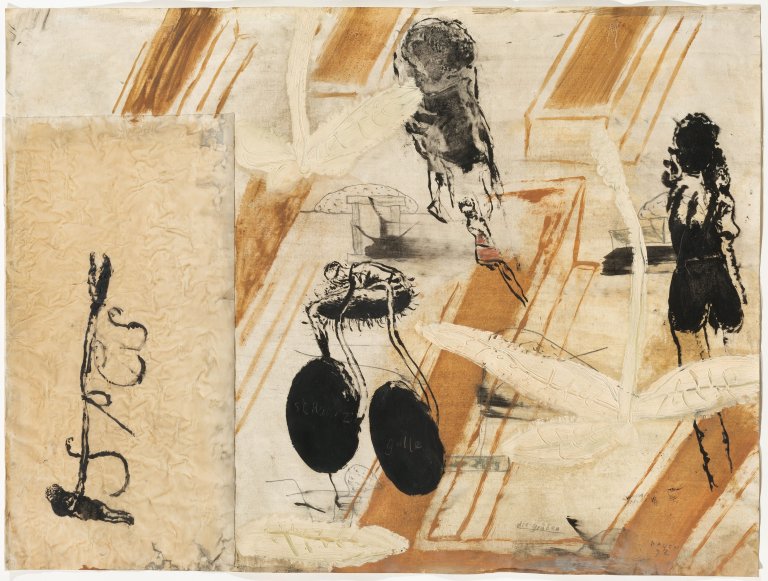 Auf diesem Bild ist das folgende Kunstwerk zu sehen: Neo Rauch. „die gräben“. 1992.