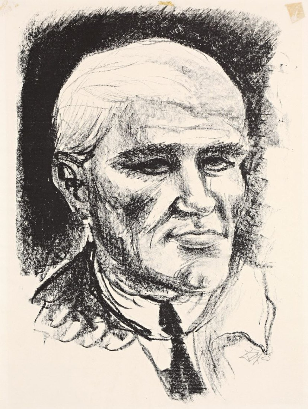 Auf diesem Bild ist das folgende Kunstwerk zu sehen: Otto Dix. „Otto Freundlich“. 1923.