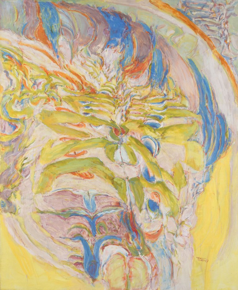 Auf diesem Bild ist das folgende Kunstwerk zu sehen: Hann Trier. „Leo“. 1967.