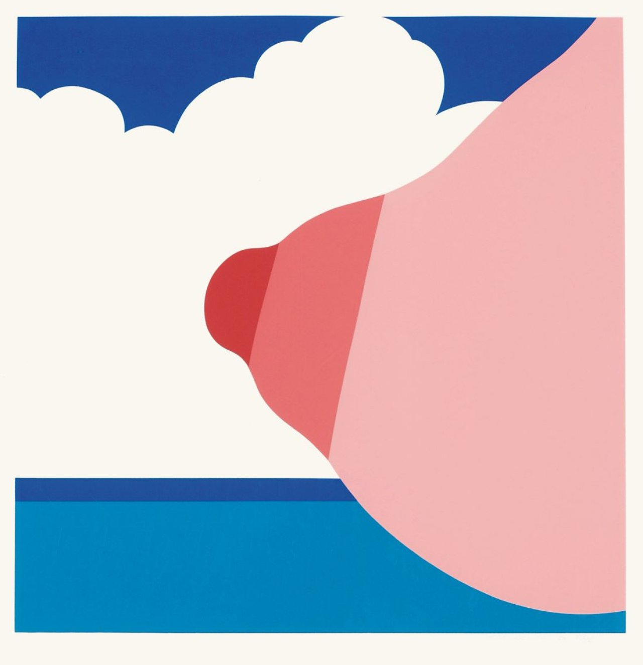Auf diesem Bild ist das folgende Kunstwerk zu sehen: Tom Wesselmann. „Seascape“. 1967.