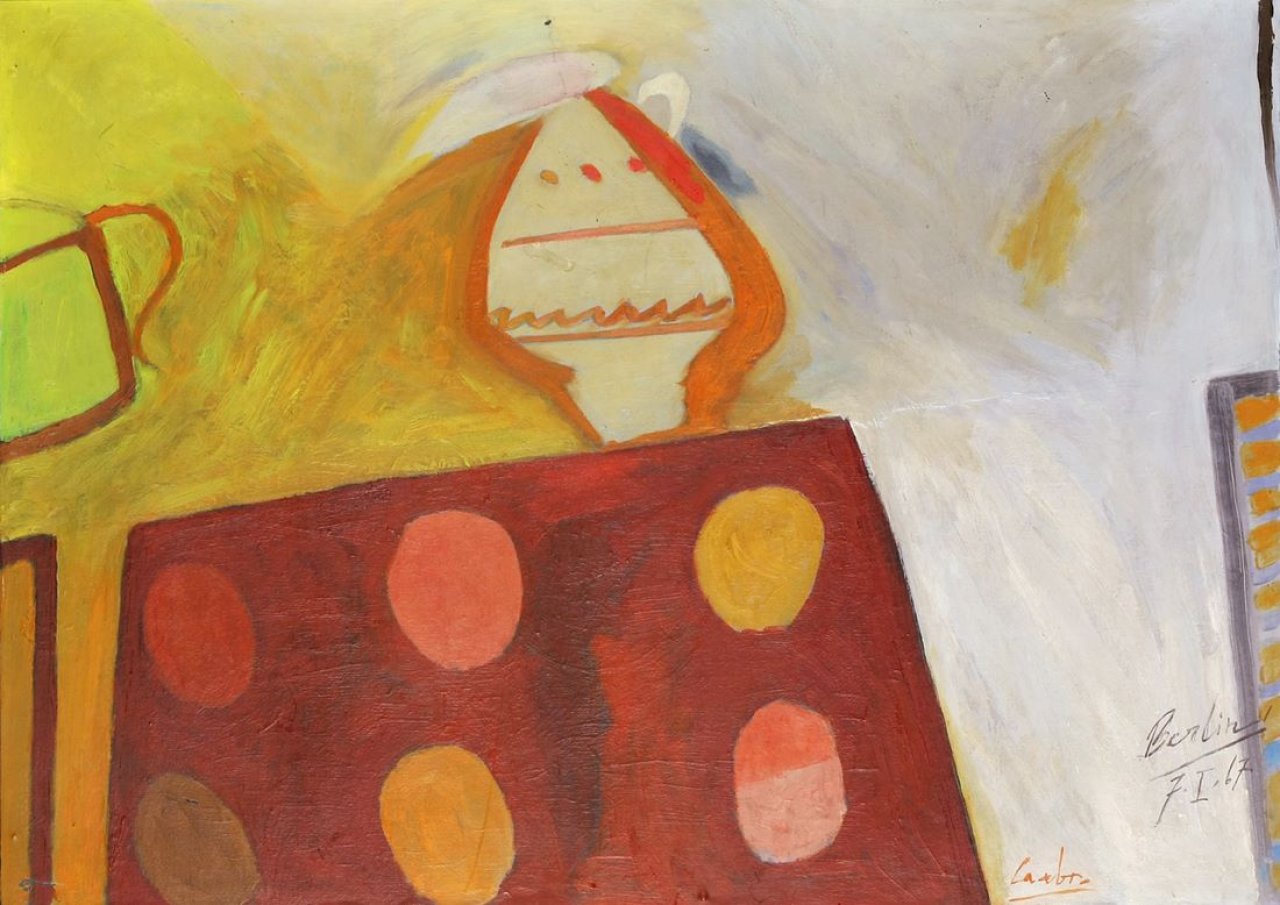 This picture shows the following artwork: Hans Laabs. Stilleben. 1967.