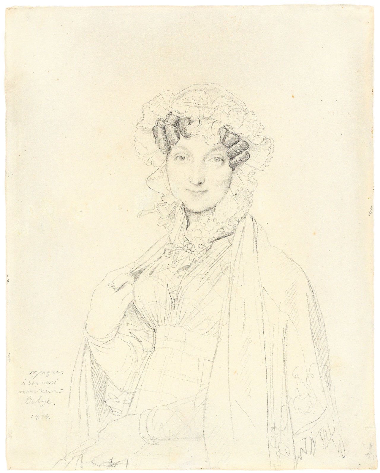 Auf diesem Bild ist das folgende Kunstwerk zu sehen: Jean-Auguste-Dominique Ingres. Portrait de Madame Joseph Balze. 1828.