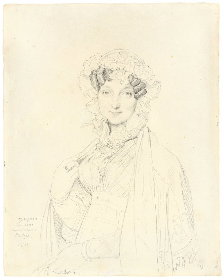 Auf diesem Bild ist das folgende Kunstwerk zu sehen: Jean-Auguste-Dominique Ingres. Portrait de Madame Joseph Balze. 1828.