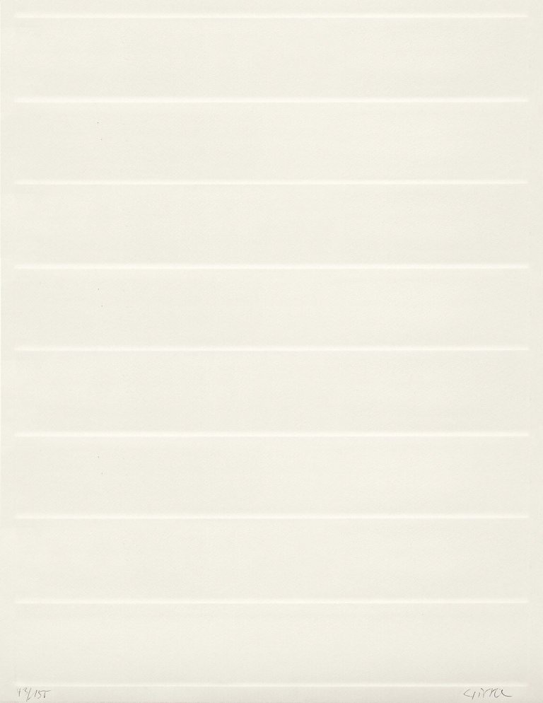 Auf diesem Bild ist das folgende Kunstwerk zu sehen: Raimund Girke. Ohne Titel. 1973.