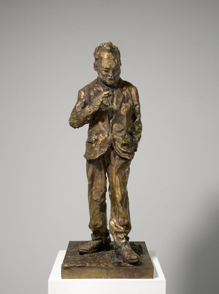 Auf diesem Bild ist das folgende Kunstwerk zu sehen: Rainer Fetting. Willy Brandt. 1996.
