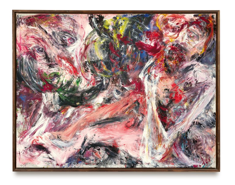 Auf diesem Bild ist das folgende Kunstwerk zu sehen: Martin Disler. Ohne Titel. 1983.