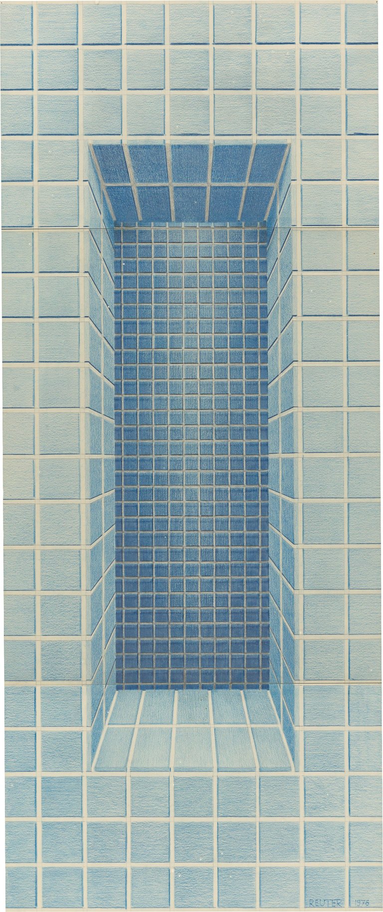 Auf diesem Bild ist das folgende Kunstwerk zu sehen: Hans Peter Reuter. Ohne Titel. 1976.