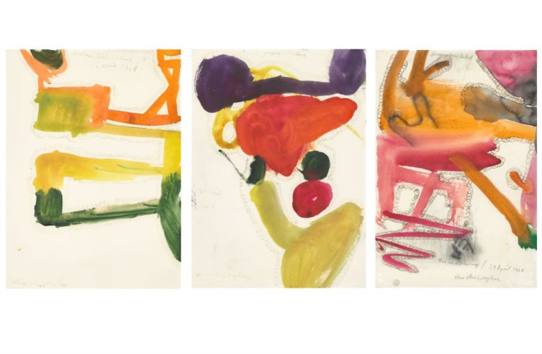 Auf diesem Bild ist das folgende Kunstwerk zu sehen: Olav Christopher Jenssen. „Horsens Hotel“ / „Jorgensens Hotel“ / „Hotel Jorgensen Horsens“. 1994.