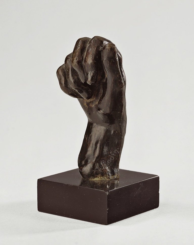 Auf diesem Bild ist das folgende Kunstwerk zu sehen: Auguste Rodin. Rechte Hand (Hand Nr. 11).