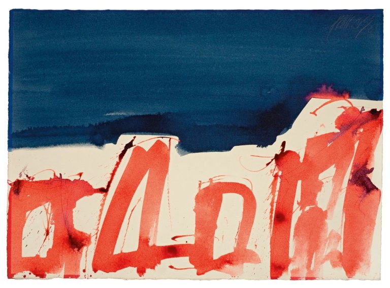 Auf diesem Bild ist das folgende Kunstwerk zu sehen: Markus Prachensky. „Solitude“. 1965.