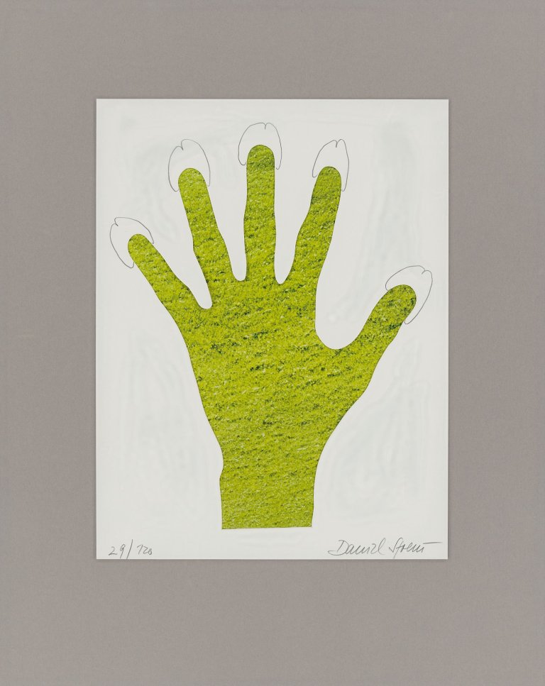 Auf diesem Bild ist das folgende Kunstwerk zu sehen: Daniel Spoerri. „Onan“. 1985.