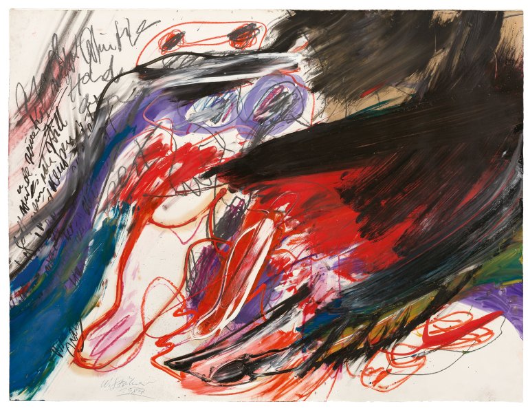 Auf diesem Bild ist das folgende Kunstwerk zu sehen: Walter Stöhrer. Ohne Titel. 1984.