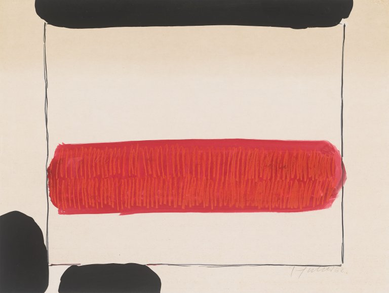 Auf diesem Bild ist das folgende Kunstwerk zu sehen: Georg Karl Pfahler. Ohne Titel. 1962.