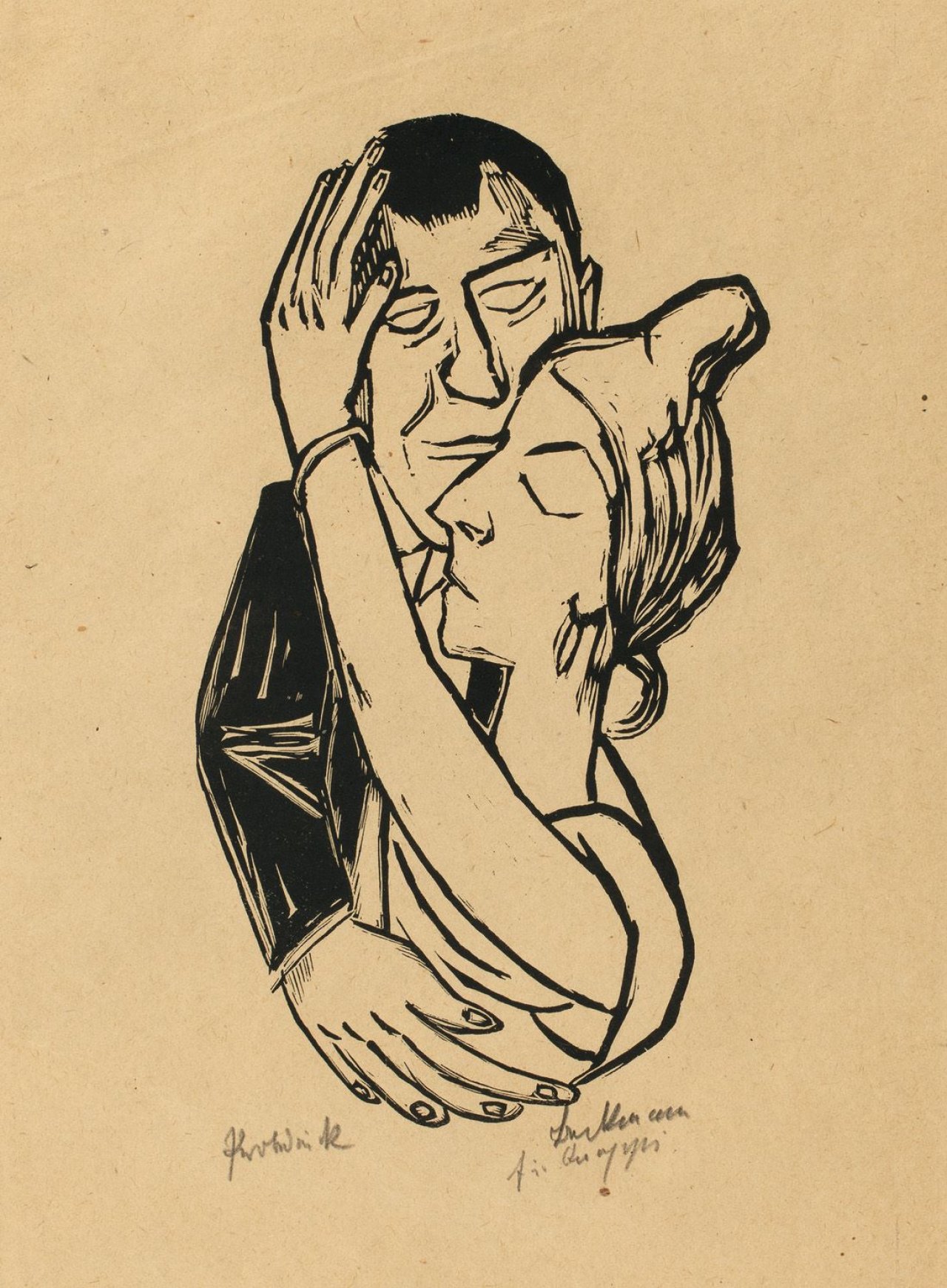 Auf diesem Bild ist das folgende Kunstwerk zu sehen: Max Beckmann. „Tanzende“. 1922.