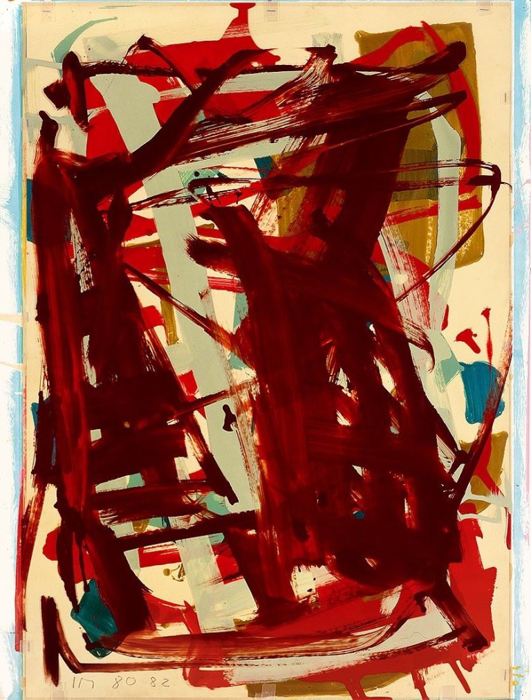 Auf diesem Bild ist das folgende Kunstwerk zu sehen: Imi Knoebel. ohne Titel. 1980/82.