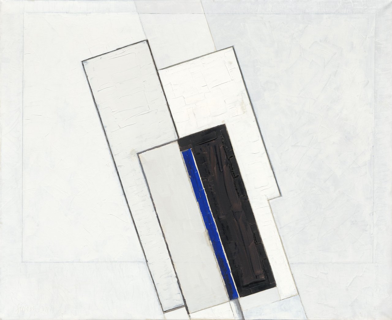 Auf diesem Bild ist das folgende Kunstwerk zu sehen: Heinrich Siepmann. „B 9/1987“. 1987.