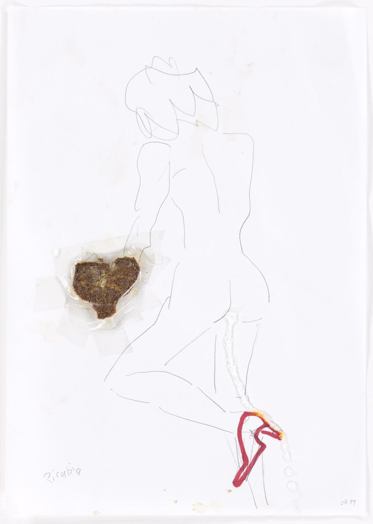 Auf diesem Bild ist das folgende Kunstwerk zu sehen: John Bock. Ohne Titel. 1999.