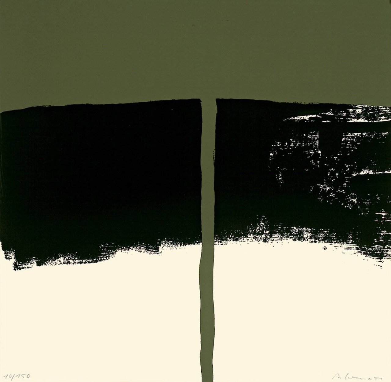 Auf diesem Bild ist das folgende Kunstwerk zu sehen: Blinky Palermo. „T“. 1970.