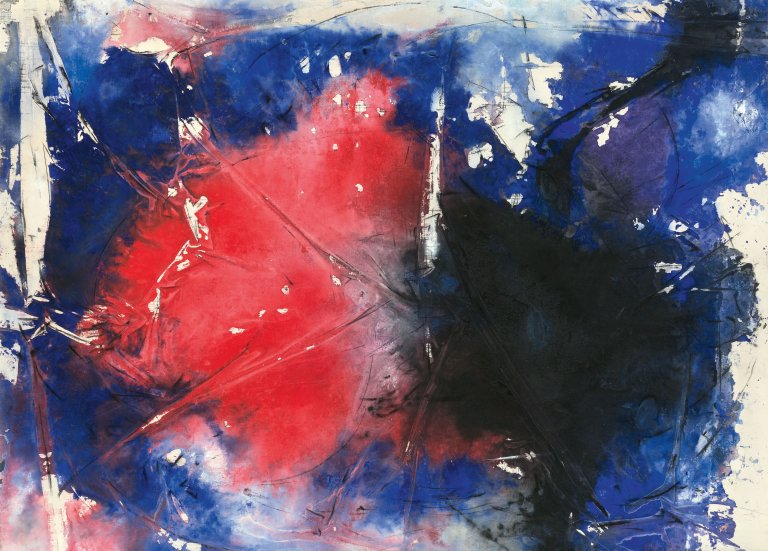Auf diesem Bild ist das folgende Kunstwerk zu sehen: Fred Thieler. „DKB 81“. 1981.