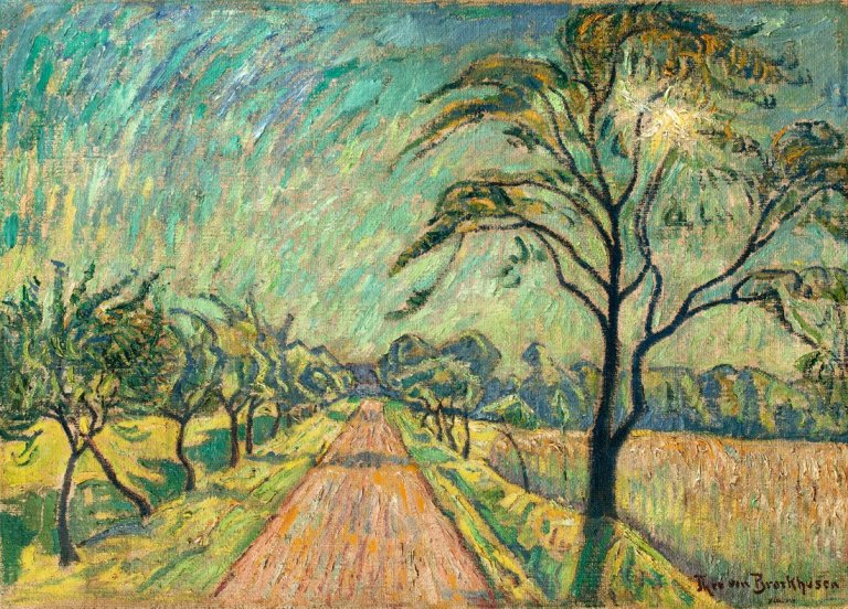 Auf diesem Bild ist das folgende Kunstwerk zu sehen: Theo von Brockhusen. Sonne. Um 1915.